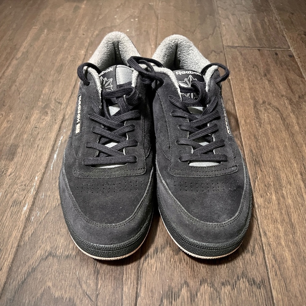 Reebok Men's Club C 85 Suede Charcoal Gray Sneakers